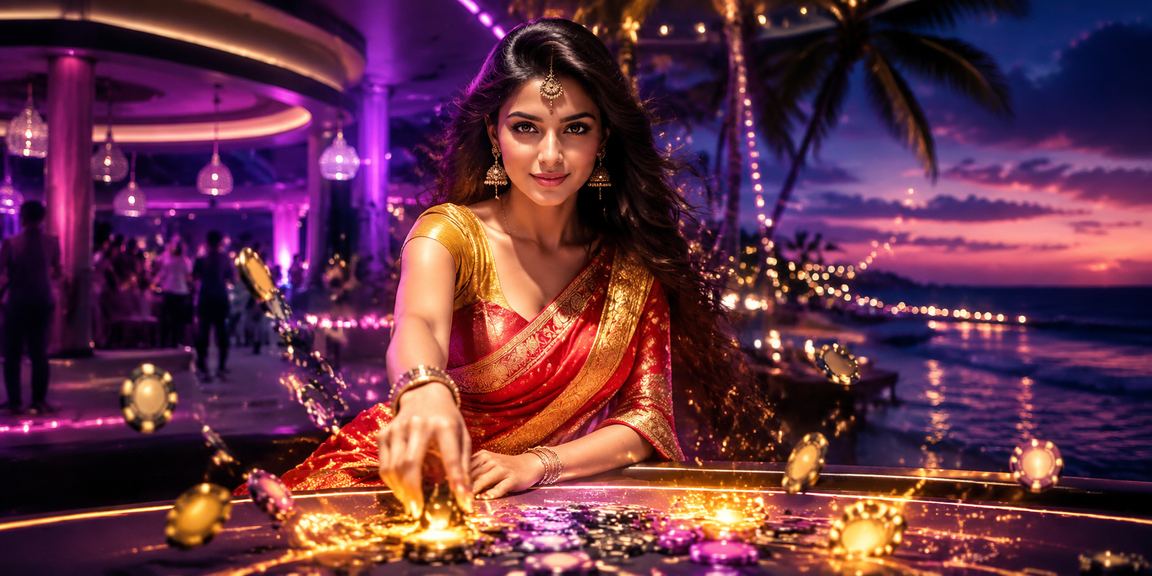 Traditional Indian casino games with vibrant atmosphere