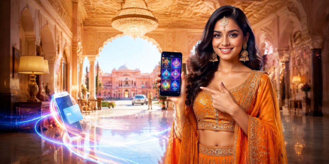 Indian user accessing mobile payments